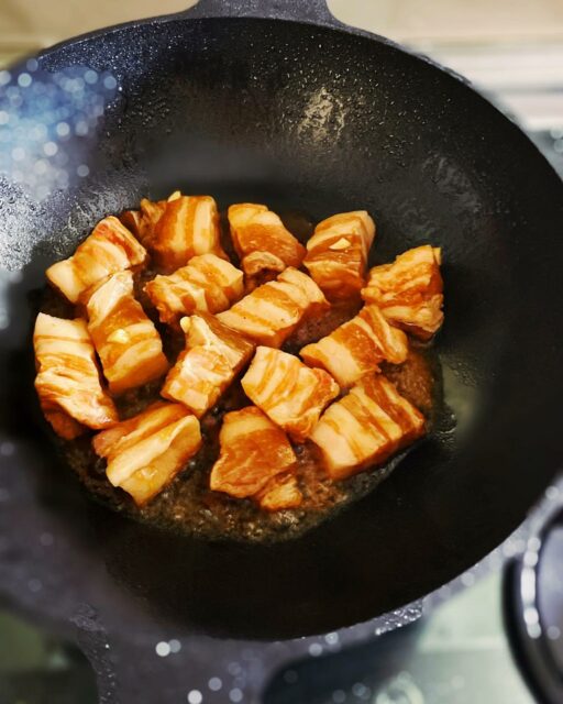 Vietnamese Style Spiced Caramel Pork Belly With Coconut Lime Rice