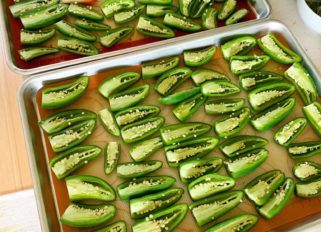 Oven Dehydrated Jalapeno Peppers