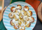 Fried Plantain with Sour Cream