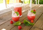 Strawberry Rhubarb Summer Drink